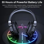 Casque de jeu e-sport ONIKUMA B15 tri-mode Bluetooth, 2,4G, filaire