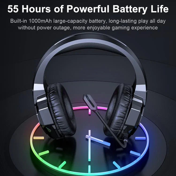 Casque de jeu e-sport ONIKUMA B15 tri-mode Bluetooth, 2,4G, filaire