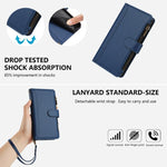 Étui en cuir à fermeture magnétique avec 9 fentes pour cartes et dragonne, pour iPhone 17e / 16e, pour iPhone 17 Pro Max, pour iPhone 17 Pro, pour iPhone 17, pour iPhone Air, pour iPhone 16 Pro Max, pour iPhone 16 Pro, pour iPhone 16 Plus