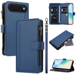 Étui en cuir à fermeture magnétique avec 9 fentes pour cartes et dragonne, pour iPhone 17e / 16e, pour iPhone 17 Pro Max, pour iPhone 17 Pro, pour iPhone 17, pour iPhone Air, pour iPhone 16 Pro Max, pour iPhone 16 Pro, pour iPhone 16 Plus