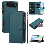 Étui en cuir à fermeture magnétique avec 9 fentes pour cartes et dragonne, pour iPhone 17e / 16e, pour iPhone 17 Pro Max, pour iPhone 17 Pro, pour iPhone 17, pour iPhone Air, pour iPhone 16 Pro Max, pour iPhone 16 Pro, pour iPhone 16 Plus