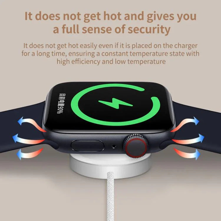 Chargeur sans fil magnétique xDfind avec boîtier en alliage d'aluminium pour Apple Watch Series 1, Type-C, USB-A