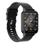 Montre Intelligente Sportive d'Affaires avec Écran TFT 1,54 Pouces et Étanchéité IP67, Prise en Charge du Moniteur de Sommeil / Moniteur de Fréquence Cardiaque / Surveillance de la Pression Artérielle, Bracelet en Silicone