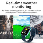 Montre Intelligente Sportive d'Affaires avec Écran TFT 1,54 Pouces et Étanchéité IP67, Prise en Charge du Moniteur de Sommeil / Moniteur de Fréquence Cardiaque / Surveillance de la Pression Artérielle, Bracelet en Silicone