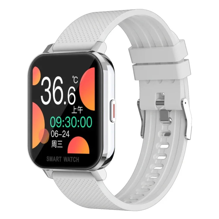 Montre Intelligente Sportive d'Affaires avec Écran TFT 1,54 Pouces et Étanchéité IP67, Prise en Charge du Moniteur de Sommeil / Moniteur de Fréquence Cardiaque / Surveillance de la Pression Artérielle, Bracelet en Silicone