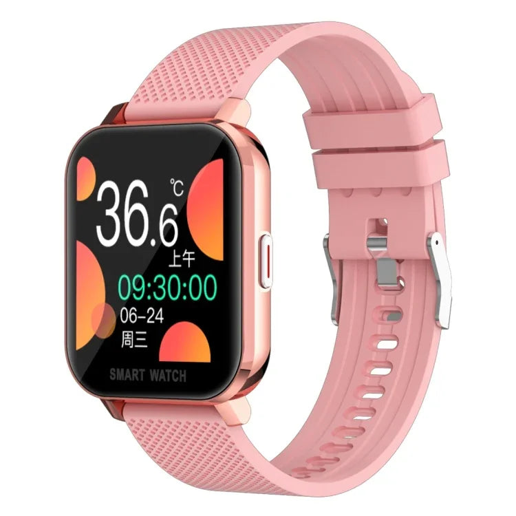 Montre Intelligente Sportive d'Affaires avec Écran TFT 1,54 Pouces et Étanchéité IP67, Prise en Charge du Moniteur de Sommeil / Moniteur de Fréquence Cardiaque / Surveillance de la Pression Artérielle, Bracelet en Silicone