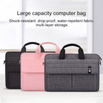 Sac de transport mallette ST08 sans bandoulière, pour ordinateur portable 13,3 pouces, 14,1 pouces, 15,4 pouces, 15,6 pouces