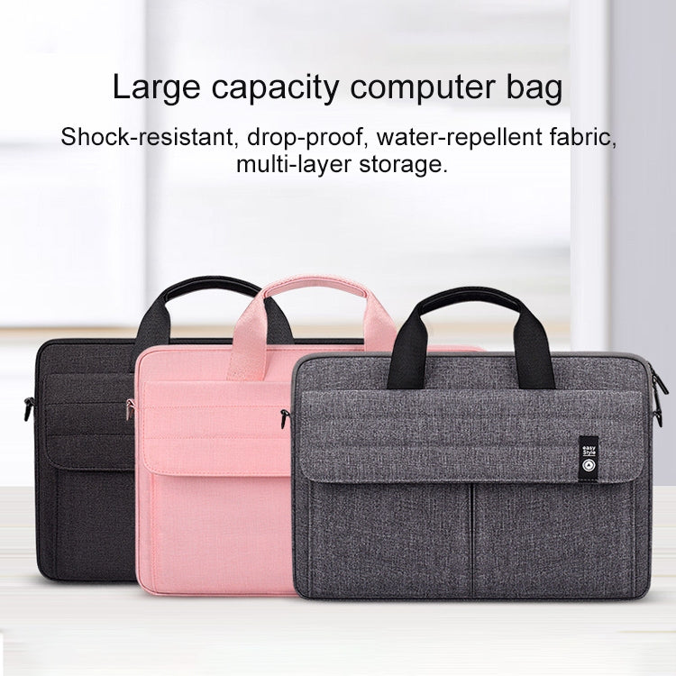 Sac de transport mallette ST08 sans bandoulière, pour ordinateur portable 13,3 pouces, 14,1 pouces, 15,4 pouces, 15,6 pouces