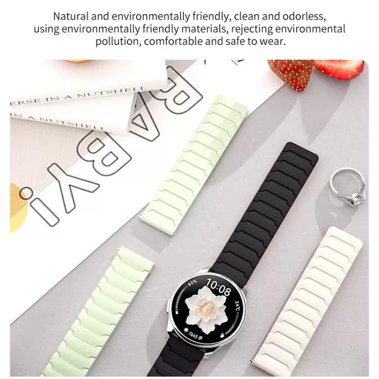 xDfind Magnetic Silicone Watch Band for Huawei Watch GT5 / GT4, 22mm, 20mm
