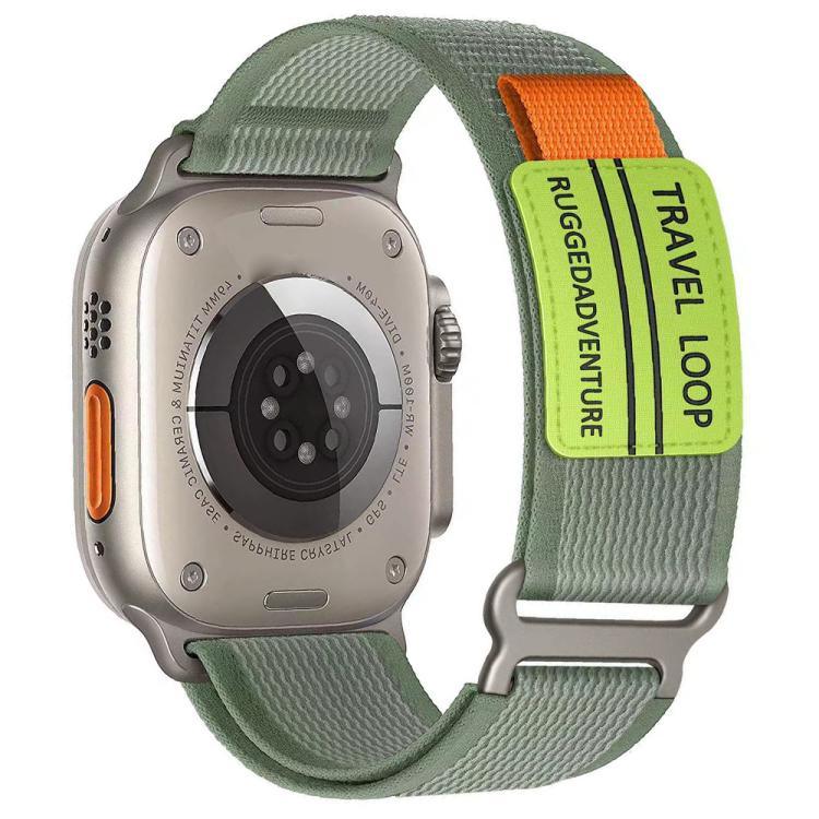 Bracelet de montre xDfind à double boucle métallique en nylon tressé, compatible avec Apple Watch 46 mm / 49 mm / 45 mm / 44 mm et Apple Watch 42 mm / 41 mm / 40 mm / 38 mm.