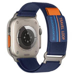 Bracelet de montre xDfind à double boucle métallique en nylon tressé, compatible avec Apple Watch 46 mm / 49 mm / 45 mm / 44 mm et Apple Watch 42 mm / 41 mm / 40 mm / 38 mm.