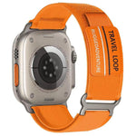 Bracelet de montre xDfind à double boucle métallique en nylon tressé, compatible avec Apple Watch 46 mm / 49 mm / 45 mm / 44 mm et Apple Watch 42 mm / 41 mm / 40 mm / 38 mm.