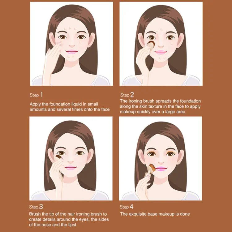 Brosse à fond de teint électrique K-SKIN KD555B sans traces