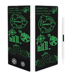 Tablette d'écriture LCD simple plein écran, 6,5+6,0 pouces Écriture blanche/verte, 6,5+6,0 pouces Écriture blanche/couleur, 6,5 pouces Écriture fine noire/verte, 6,5 pouces Écriture noire/verte, 6,5+6,0 pouces Écriture fine noire/verte
