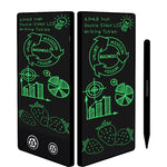 Tablette d'écriture LCD simple plein écran, 6,5+6,0 pouces Écriture blanche/verte, 6,5+6,0 pouces Écriture blanche/couleur, 6,5 pouces Écriture fine noire/verte, 6,5 pouces Écriture noire/verte, 6,5+6,0 pouces Écriture fine noire/verte