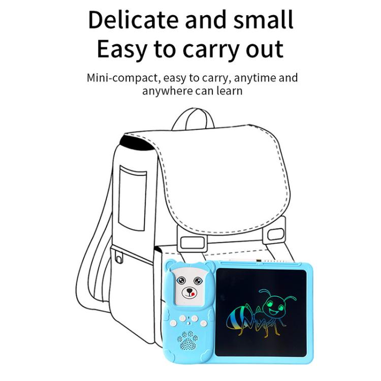 8.5 inch Children Early Education Drawing Board Card English Audiobooks, Blue / 112 Cards, Pink / 112 Cards, Blue / 255 Cards, Pink / 255 Cards