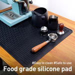 Tapis de Machine à Café en Silicone Multifonctionnel, Isolation Antidérapante avec Égouttoir, Taille : 71 x 50 cm, Tapis de Drainage Antidérapant