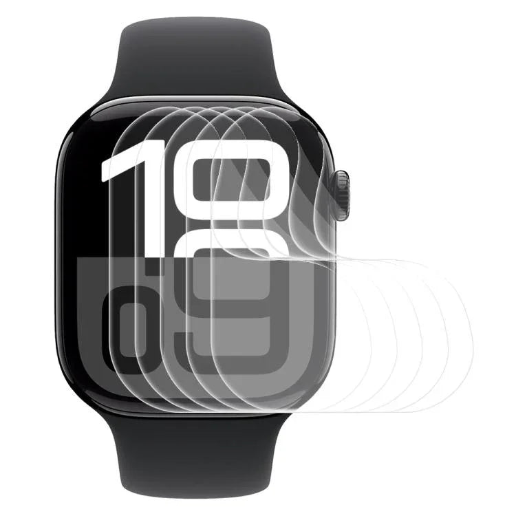 5pcs Film Hydrogel Souple xDfind Protection Complète Avant, Pour Apple Watch Series 6&SE&5&4 44mm, Pour Apple Watch Series 6&SE&5&4 40mm, Pour Apple Watch Series 11 / 10 46mm, Pour Apple Watch Ultra 3 / 2 / 1 49mm, Pour Apple Watch Series 9 / 8 / 7 45mm