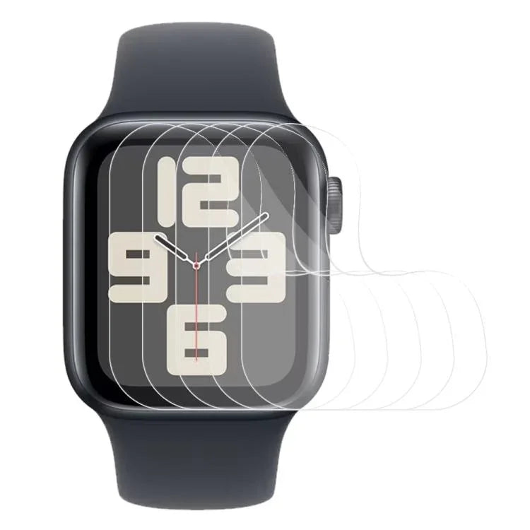 5pcs Film Hydrogel Souple xDfind Protection Complète Avant, Pour Apple Watch Series 6&SE&5&4 44mm, Pour Apple Watch Series 6&SE&5&4 40mm, Pour Apple Watch Series 11 / 10 46mm, Pour Apple Watch Ultra 3 / 2 / 1 49mm, Pour Apple Watch Series 9 / 8 / 7 45mm