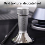 Marteau de pressage de poudre de café en acier inoxydable, texture maillée 53,3 mm, texture maillée 53,3 mm avec aiguille, texture maillée 58,3 mm, texture maillée 58,3 mm avec aiguille