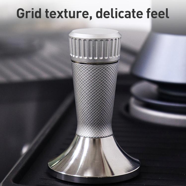 Marteau de pressage de poudre de café en acier inoxydable, texture maillée 53,3 mm, texture maillée 53,3 mm avec aiguille, texture maillée 58,3 mm, texture maillée 58,3 mm avec aiguille