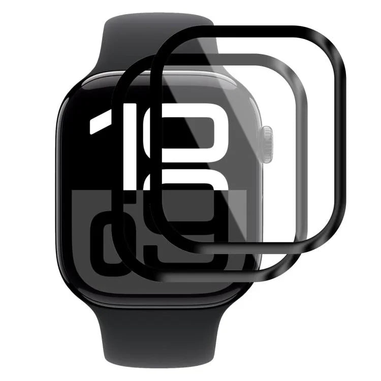 Lot de 2 films protecteurs d'écran souples incurvés en matériau composite 3D xDfind, compatibles avec Apple Watch Series 6, SE, 5 et 4 (44 mm), Apple Watch Series 6, SE, 5 et 4 (40 mm), Apple Watch Series 11/10 (46 mm) et Apple Watch Ultra 3/2/1 (49 mm).