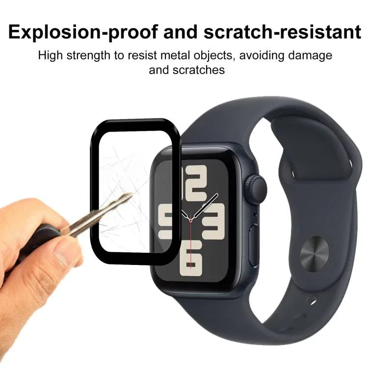 Lot de 2 films protecteurs d'écran souples incurvés en matériau composite 3D xDfind, compatibles avec Apple Watch Series 6, SE, 5 et 4 (44 mm), Apple Watch Series 6, SE, 5 et 4 (40 mm), Apple Watch Series 11/10 (46 mm) et Apple Watch Ultra 3/2/1 (49 mm).
