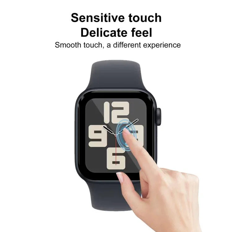 Lot de 2 films protecteurs d'écran souples incurvés en matériau composite 3D xDfind, compatibles avec Apple Watch Series 6, SE, 5 et 4 (44 mm), Apple Watch Series 6, SE, 5 et 4 (40 mm), Apple Watch Series 11/10 (46 mm) et Apple Watch Ultra 3/2/1 (49 mm).
