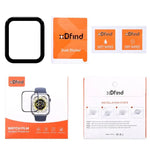Lot de 2 films protecteurs d'écran souples incurvés en matériau composite 3D xDfind, compatibles avec Apple Watch Series 6, SE, 5 et 4 (44 mm), Apple Watch Series 6, SE, 5 et 4 (40 mm), Apple Watch Series 11/10 (46 mm) et Apple Watch Ultra 3/2/1 (49 mm).