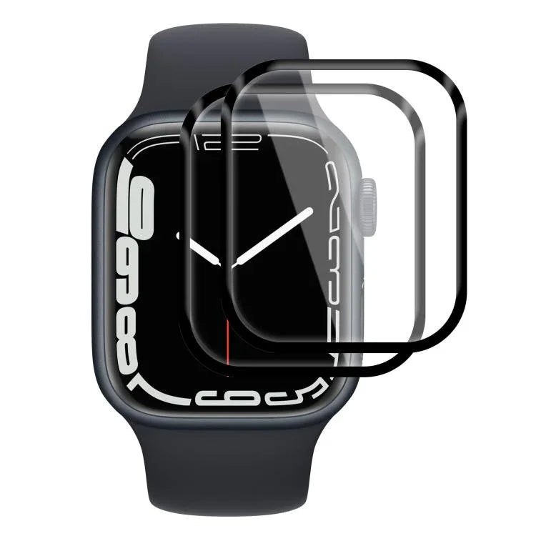 Lot de 2 films protecteurs d'écran souples incurvés en matériau composite 3D xDfind, compatibles avec Apple Watch Series 6, SE, 5 et 4 (44 mm), Apple Watch Series 6, SE, 5 et 4 (40 mm), Apple Watch Series 11/10 (46 mm) et Apple Watch Ultra 3/2/1 (49 mm).