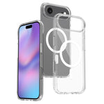 Coque de téléphone hybride PC et TPU anti-rayures Magsafe, Pour iPhone 17 Pro Max, Pour iPhone 17 Pro, Pour iPhone 17, Pour iPhone Air