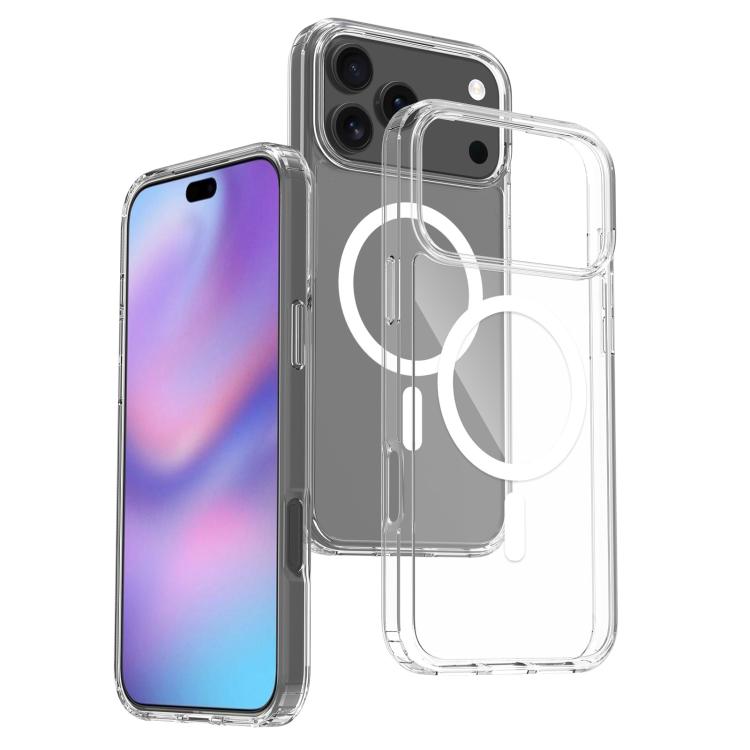 Coque de téléphone hybride PC et TPU anti-rayures Magsafe, Pour iPhone 17 Pro Max, Pour iPhone 17 Pro, Pour iPhone 17, Pour iPhone Air
