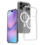 Coque de téléphone hybride PC et TPU anti-rayures Magsafe, Pour iPhone 17 Pro Max, Pour iPhone 17 Pro, Pour iPhone 17, Pour iPhone Air