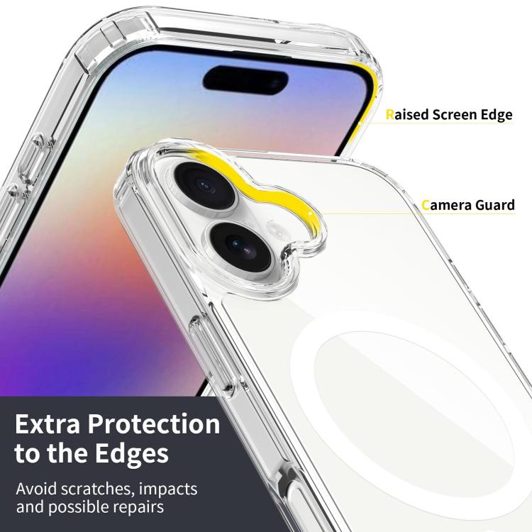 Coque de téléphone hybride PC et TPU anti-rayures Magsafe, Pour iPhone 17 Pro Max, Pour iPhone 17 Pro, Pour iPhone 17, Pour iPhone Air