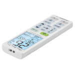 Télécommande universelle pour climatiseur CHUNGHOP K-3302E avec torche et rétroéclairage LCD, K-3302E
