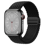 Bracelet de montre tissé à boucle magnétique xDfind, compatible avec Apple Watch 46 mm / 49 mm / 45 mm / 44 mm et Apple Watch 42 mm / 41 mm / 40 mm / 38 mm