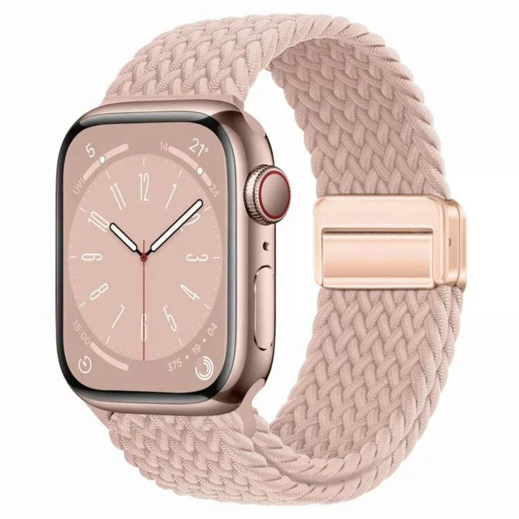 Bracelet de montre tissé à boucle magnétique xDfind, compatible avec Apple Watch 46 mm / 49 mm / 45 mm / 44 mm et Apple Watch 42 mm / 41 mm / 40 mm / 38 mm