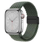 Bracelet de montre tissé à boucle magnétique xDfind, compatible avec Apple Watch 46 mm / 49 mm / 45 mm / 44 mm et Apple Watch 42 mm / 41 mm / 40 mm / 38 mm