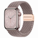 Bracelet de montre tissé à boucle magnétique xDfind, compatible avec Apple Watch 46 mm / 49 mm / 45 mm / 44 mm et Apple Watch 42 mm / 41 mm / 40 mm / 38 mm