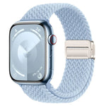 Bracelet de montre tissé à boucle magnétique xDfind, compatible avec Apple Watch 46 mm / 49 mm / 45 mm / 44 mm et Apple Watch 42 mm / 41 mm / 40 mm / 38 mm
