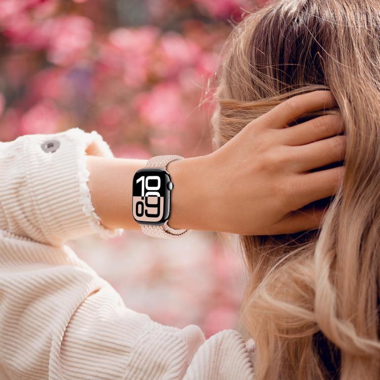 Bracelet de montre tissé à boucle magnétique xDfind, compatible avec Apple Watch 46 mm / 49 mm / 45 mm / 44 mm et Apple Watch 42 mm / 41 mm / 40 mm / 38 mm