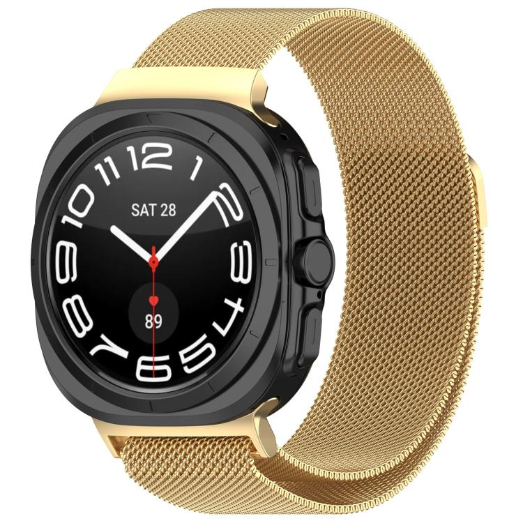 Bracelet de montre magnétique en acier inoxydable xDfind Milan, pour Samsung Galaxy Watch Ultra 47mm / Ultra 2025