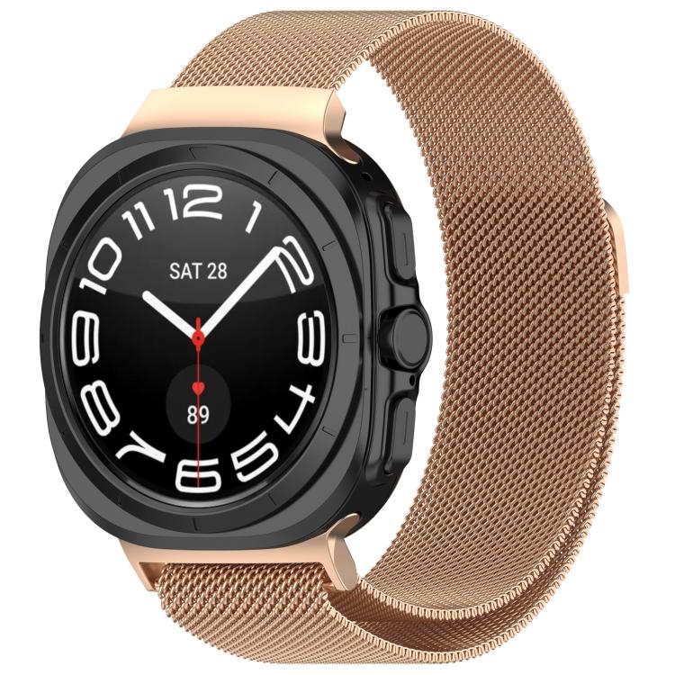 Bracelet de montre magnétique en acier inoxydable xDfind Milan, pour Samsung Galaxy Watch Ultra 47mm / Ultra 2025
