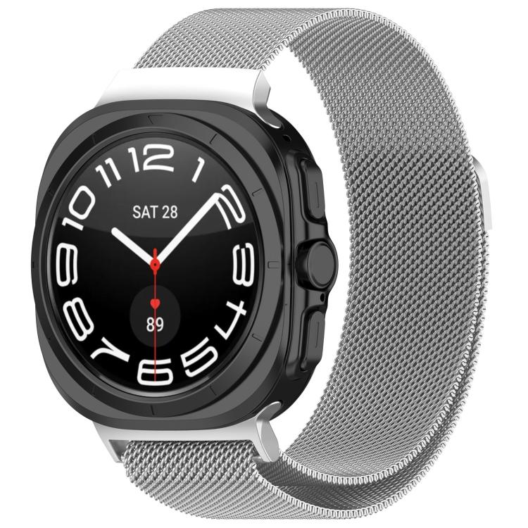 Bracelet de montre magnétique en acier inoxydable xDfind Milan, pour Samsung Galaxy Watch Ultra 47mm / Ultra 2025
