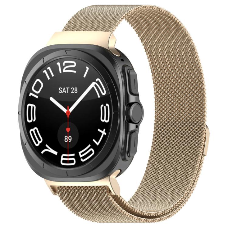 Bracelet de montre magnétique en acier inoxydable xDfind Milan, pour Samsung Galaxy Watch Ultra 47mm / Ultra 2025