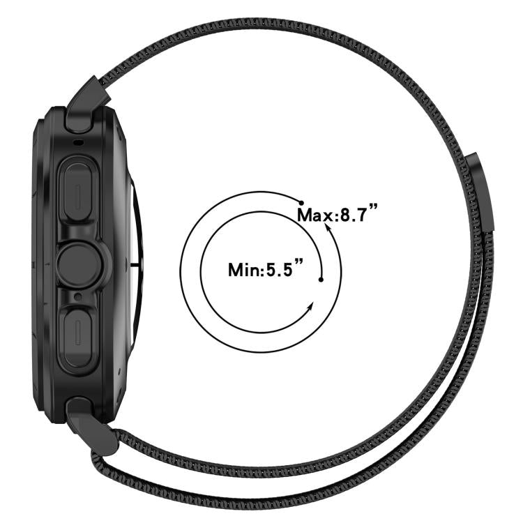 Bracelet de montre magnétique en acier inoxydable xDfind Milan, pour Samsung Galaxy Watch Ultra 47mm / Ultra 2025