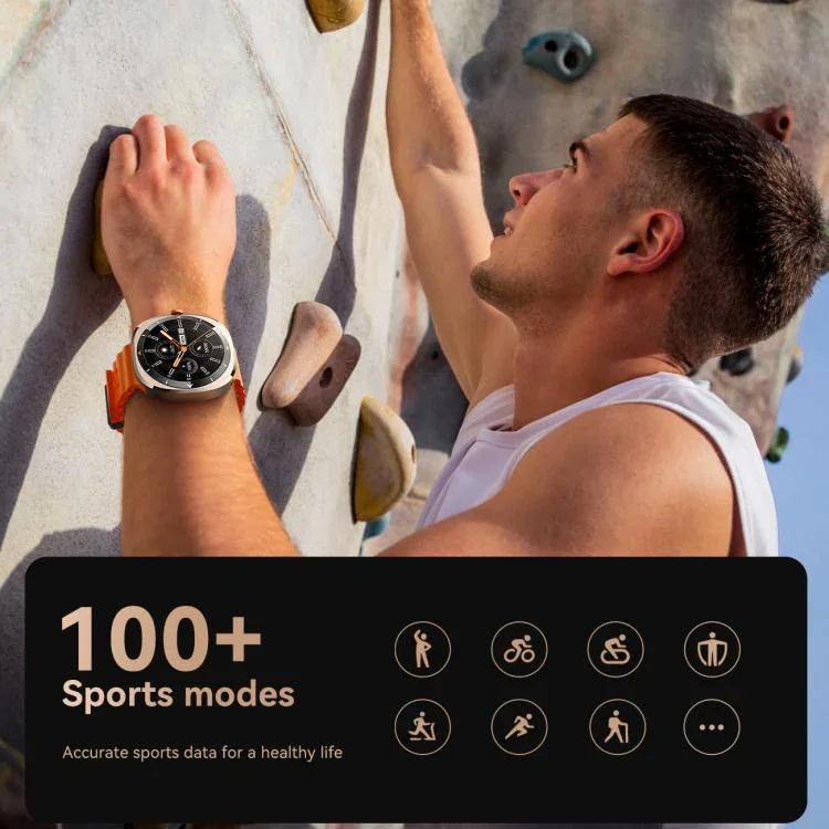 Montre connectée JOYROOM Venture Series JR-FV2, compatible avec les appels Bluetooth, le suivi du sommeil, de l'oxygène sanguin, de la fréquence cardiaque et de la pression artérielle