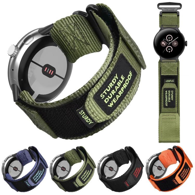 Bracelet de montre xDfind à fermeture rapide en nylon auto-agrippante, pour Google Pixel Watch 4 / 3 45mm, pour Google Pixel Watch 4 / 3 / 2 / 1 41mm