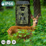 Caméra de chasse PR903G version UE 5K HD Vision nocturne infrarouge avec panneau solaire, PR903G version US