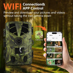 Caméra de Chasse Infrarouge Vision Nocturne HD 5K Version WiFi PR908W, PR908W
